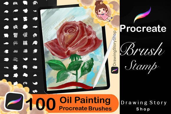 100 Procreate Oil Paint Brushes: What You Need to Know Before You Buy
