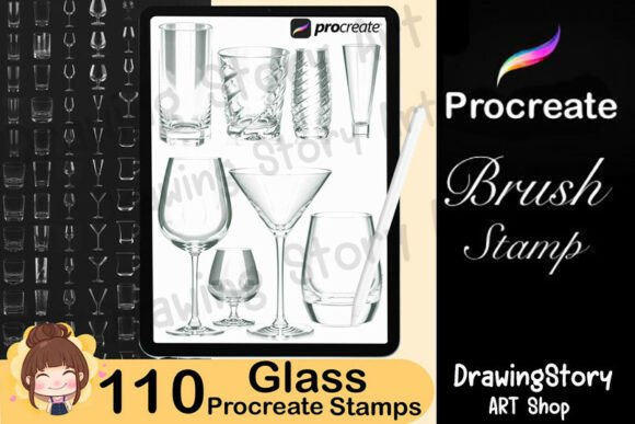 110 Procreate Glass Stamp Brushes: A Strategic Tool for Digital Artists and Creators