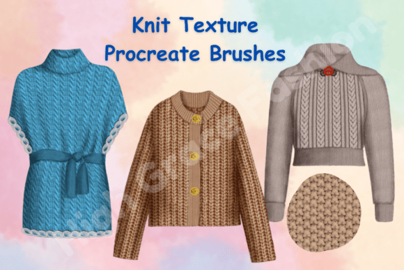 Enhance Your Digital Art with Knit Textured Brushes for Procreate