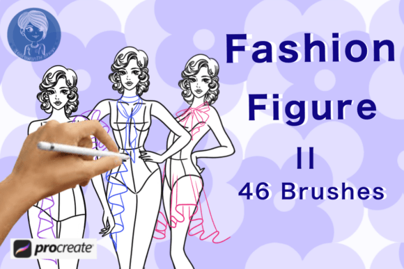 Fashion Figure II Brushes for Procreate: A Game-Changer for Digital Fashion Designers