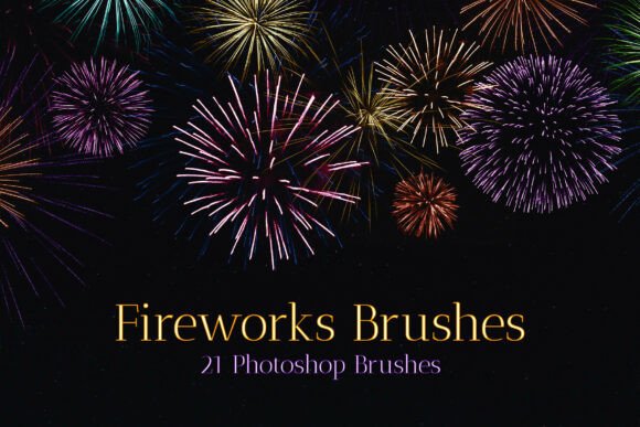 Fireworks Stamps Photoshop Brushes: Add Instant Celebration to Your Designs