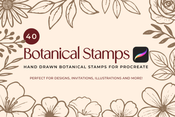 Hand-Drawn Botanical Procreate Brushes: Your Secret Weapon for Creative Digital Art