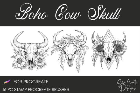Procreate Cow Skull Brushes: Elevating Digital Art with Precision and Creativity