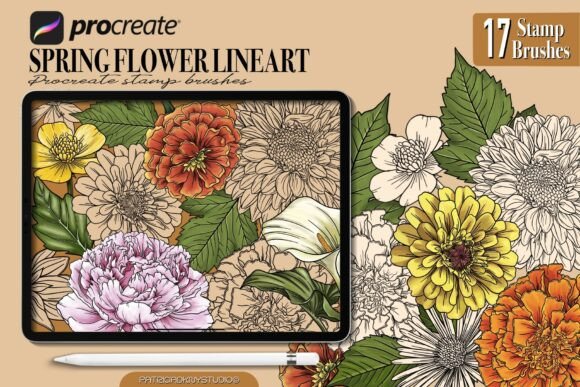 Procreate Spring Flower Stamp Brushes: A Practical Tool for Digital Artists and Designers